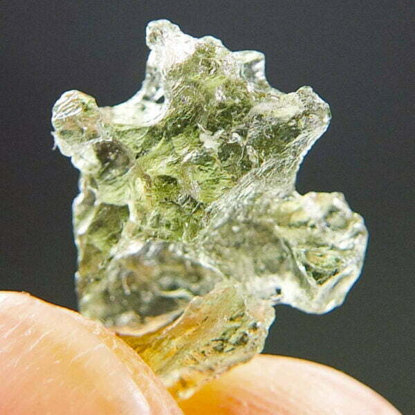 Light green Moldavite - Uncommon shape - quality A+