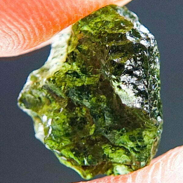 Moldavite - Small Boulder - Shiny - quality A+