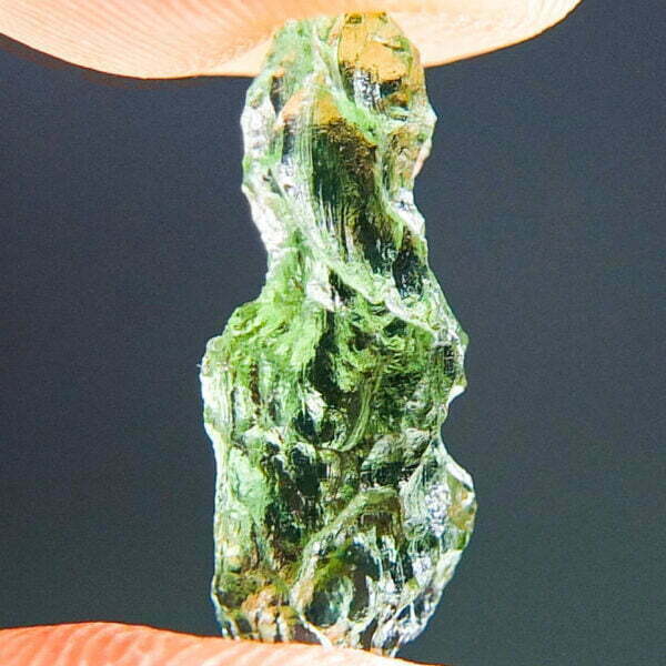Apple green Moldavite - Glossy - quality A+