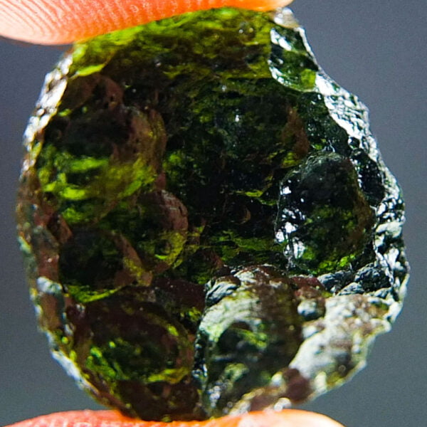 Moldavite with CERTIFICATE - Boulder shape - Glossy - quality A+/++