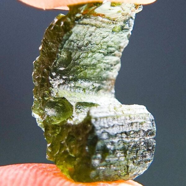 Moldavite with CERTIFICATE - Uncommon shape