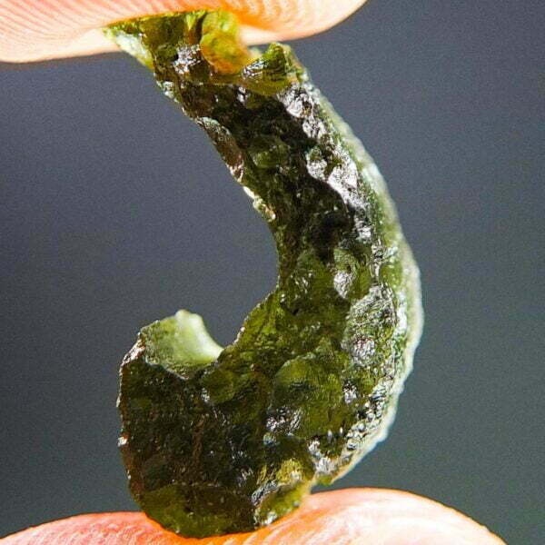 Moldavite with CERTIFICATE - Uncommon shape