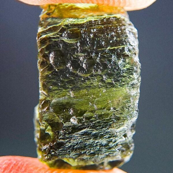 Moldavite with CERTIFICATE - Uncommon shape