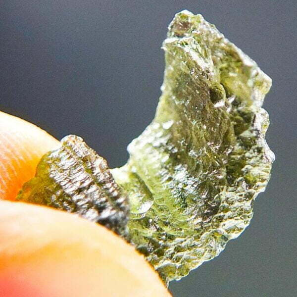 Moldavite with CERTIFICATE - Uncommon shape