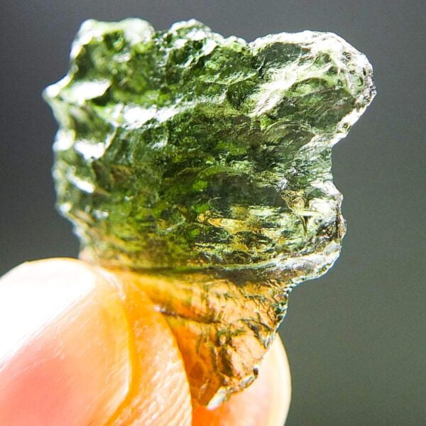 Moldavite with CERTIFICATE - Shiny