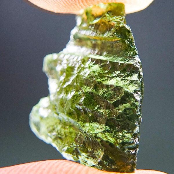 Moldavite with CERTIFICATE - Shiny