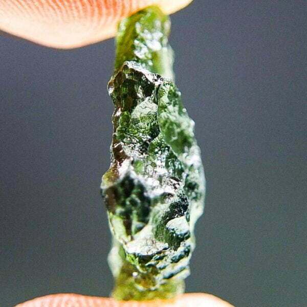 Moldavite with CERTIFICATE - Shiny