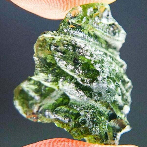 Moldavite with CERTIFICATE - Shiny