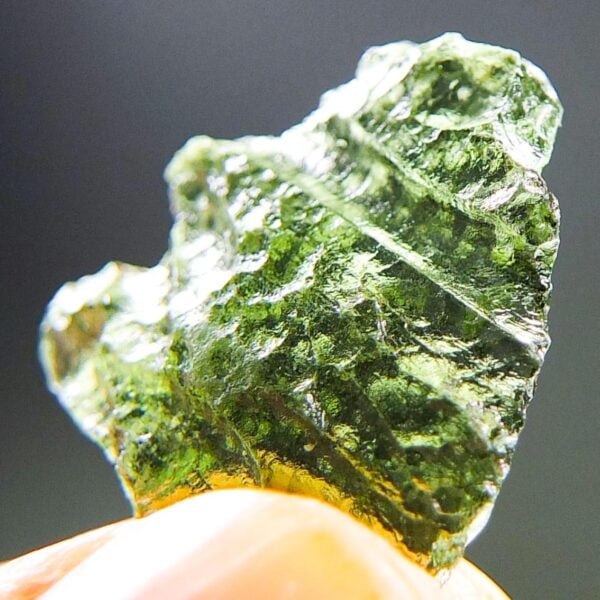 Moldavite with CERTIFICATE - Shiny