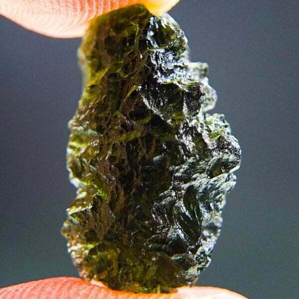 Moldavite with CERTIFICATE - Shiny - quality A+