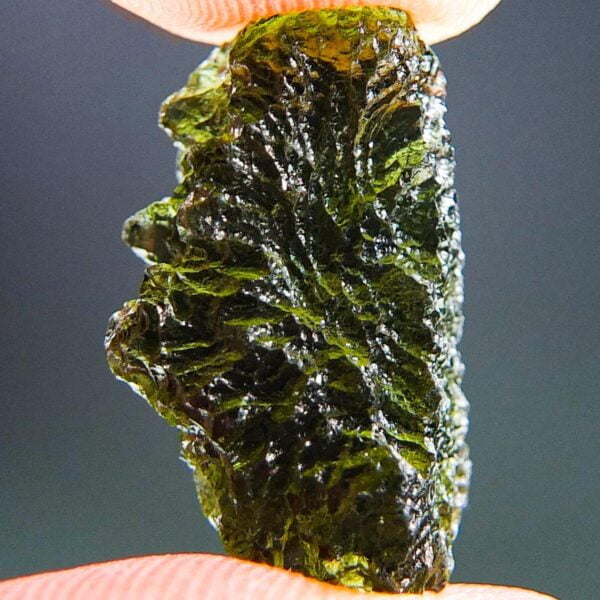 Moldavite with CERTIFICATE - Shiny - quality A+