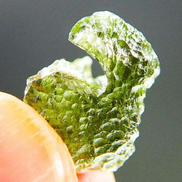 Moldavite with CERTIFICATE - Uncommon shape