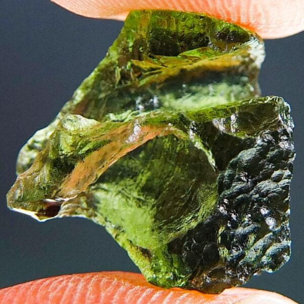 Moldavite with CERTIFICATE - Uncommon shape