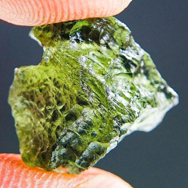 Moldavite with CERTIFICATE - Uncommon shape