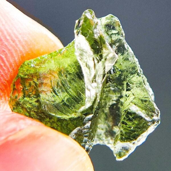 Moldavite with CERTIFICATE - Uncommon shape