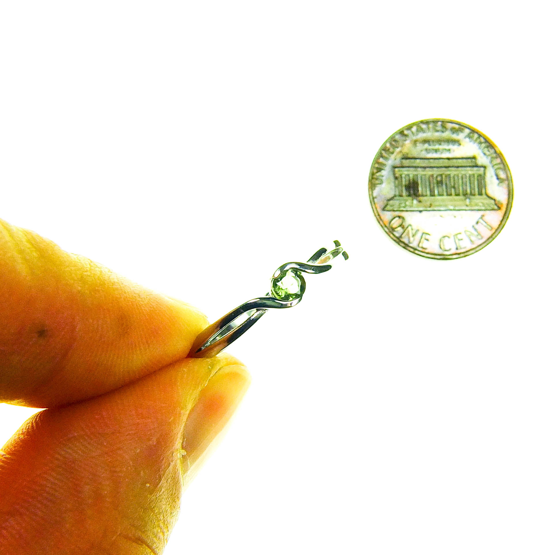 Ring - Moldavite + Silver - Certified