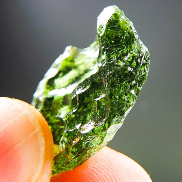 Investment Moldavite- Rare - Very Glossy with CERTIFICATE