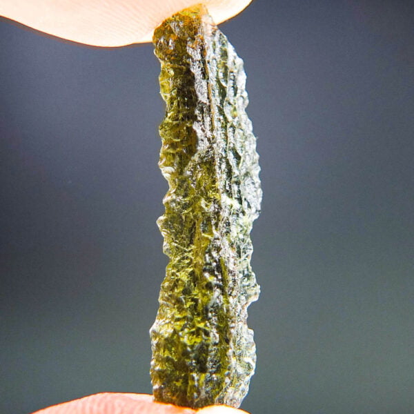 Moldavite with CERTIFICATE - Shiny