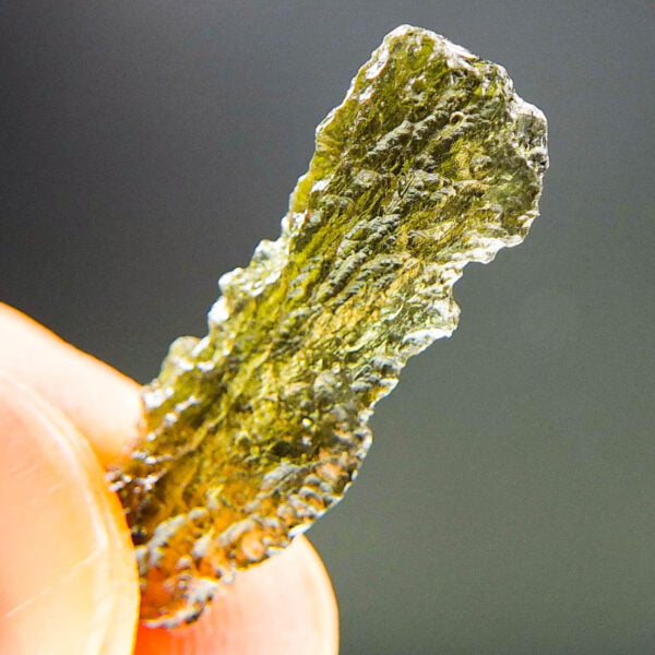 Moldavite with CERTIFICATE - Shiny