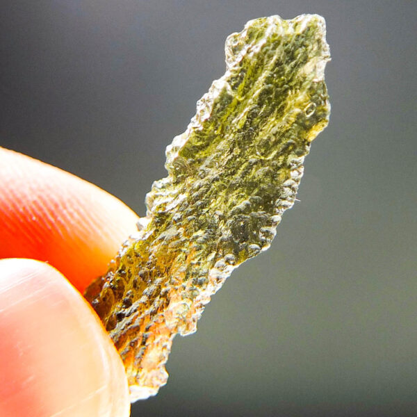 Moldavite with CERTIFICATE - Shiny