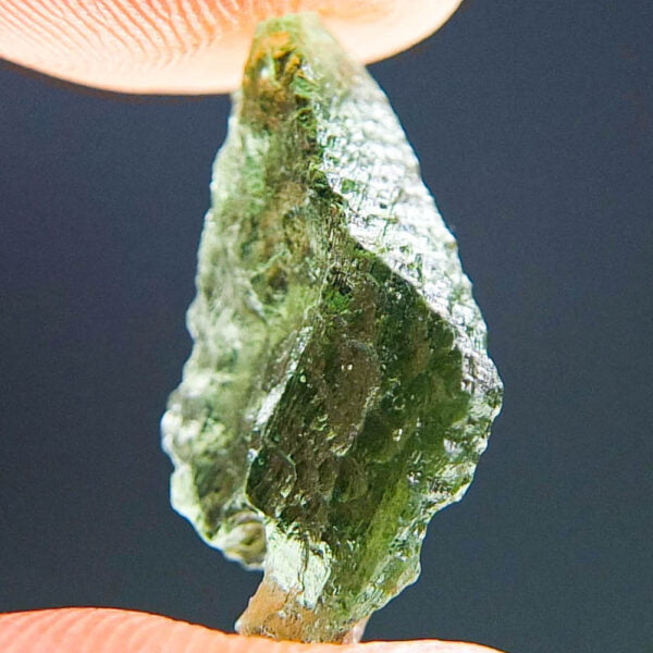 Vibrant green Moldavite