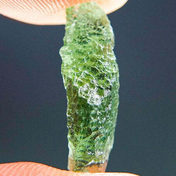 Vibrant green Moldavite