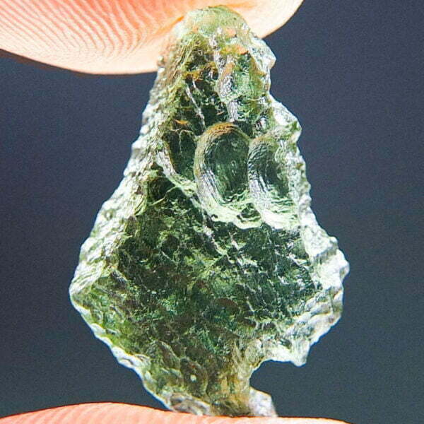 Vibrant green Moldavite