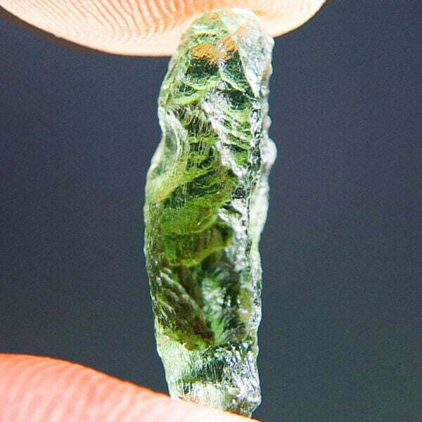 Vibrant green Moldavite