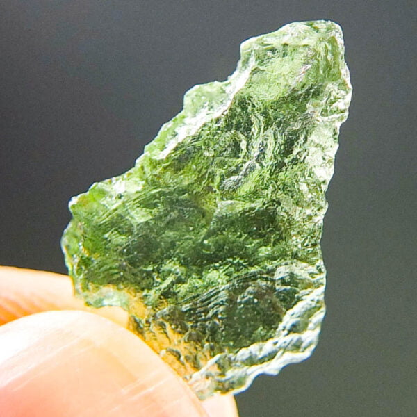 Vibrant green Moldavite