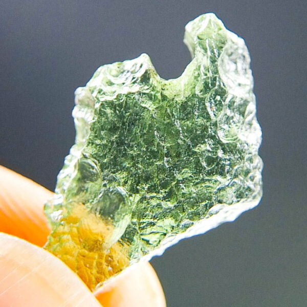 Vibrant green Moldavite