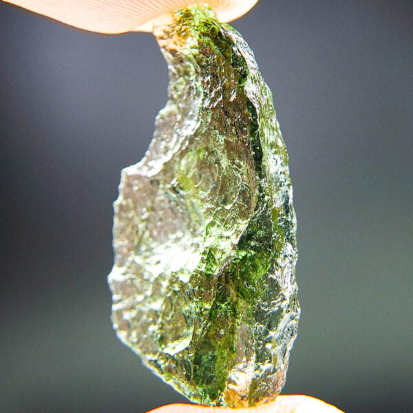 Moldavite - Very Glossy - RARE - Certified