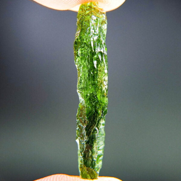 Moldavite - Very Glossy - RARE - Certified