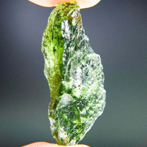 Moldavite - Very Glossy - RARE - Certified