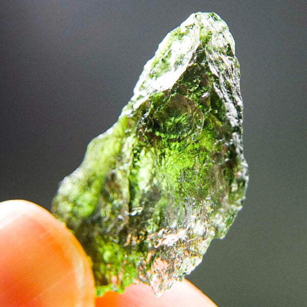 Moldavite - Very Glossy - RARE - Certified