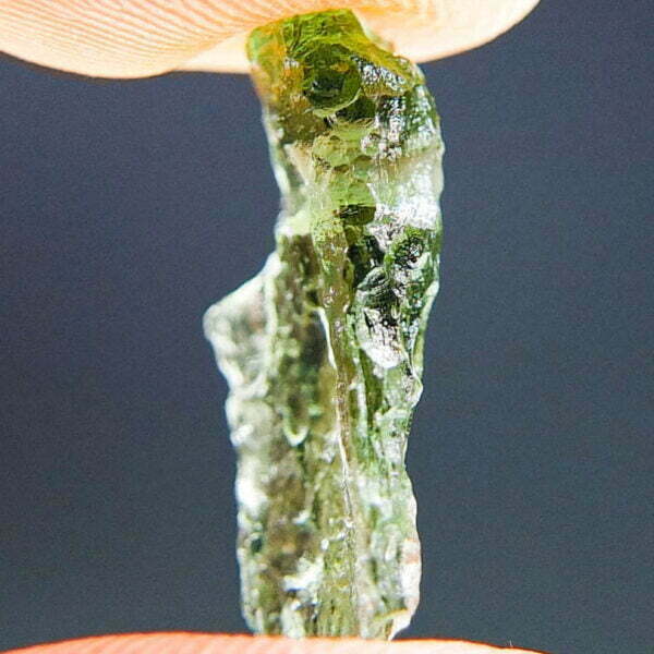 Drilled Moldavite - Pendant with CERTIFICATE