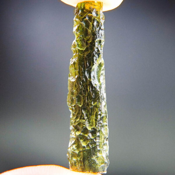 Moldavite with CERTIFICATE - Stick shape - Shiny