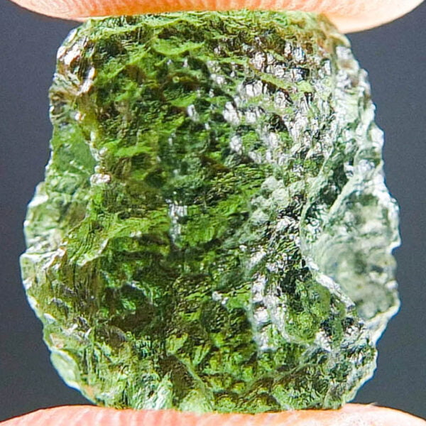 Moldavite with CERTIFICATE - Boulder shape - Shiny - quality A+