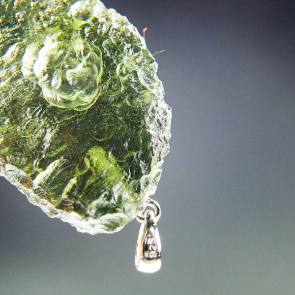 Big Moldavite pendant with CERTIFICATE