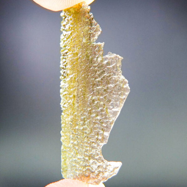 Angel Chime Moldavite - Certified - Naturally very thin - RARE