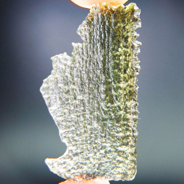 Angel Chime Moldavite - Certified - Naturally very thin - RARE