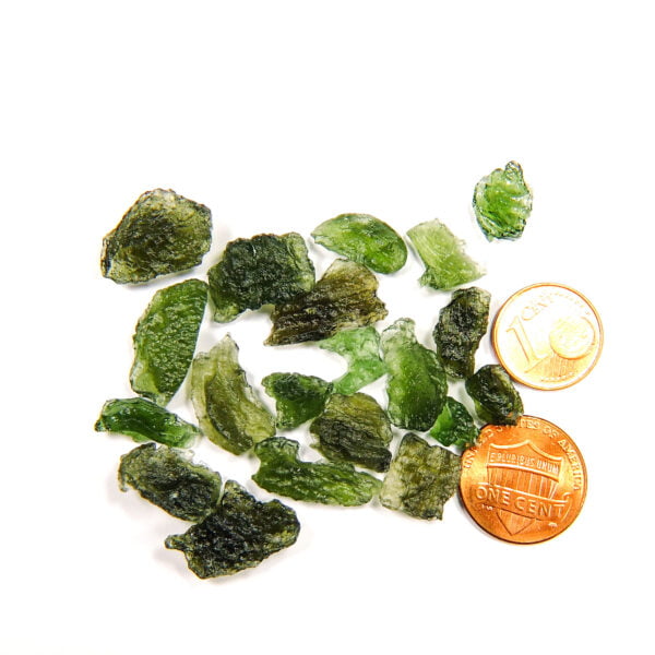 Small Moldavites - wholesale lot - quality A/A+