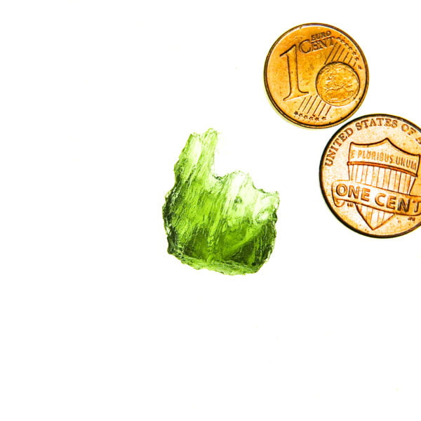 Moldavite with CERTIFICATE - Uncommon shape - Glossy
