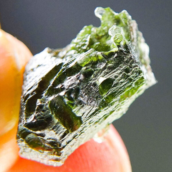 Moldavite with CERTIFICATE - Shiny - quality A+