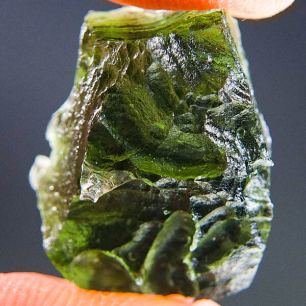 Moldavite with CERTIFICATE - Shiny - quality A+