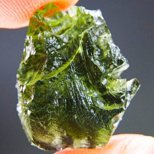 Moldavite with CERTIFICATE - Shiny - quality A+