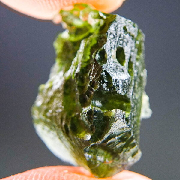 Moldavite with CERTIFICATE - Shiny - quality A+