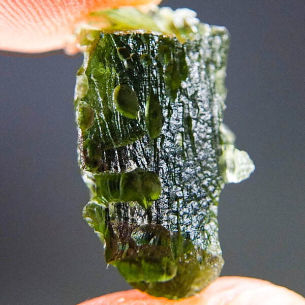 Moldavite with CERTIFICATE - Shiny - quality A+