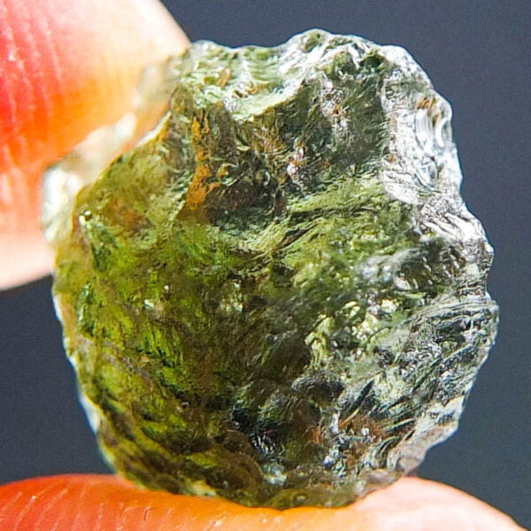 Moldavite with CERTIFICATE - shape like a heart