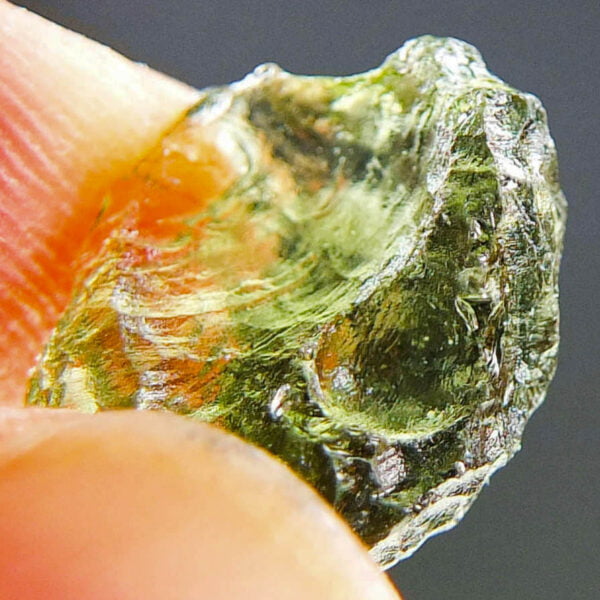 Moldavite with CERTIFICATE - shape like a heart