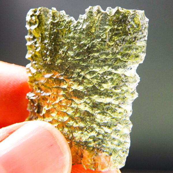 Angel Chime Moldavite with CERTIFICATE